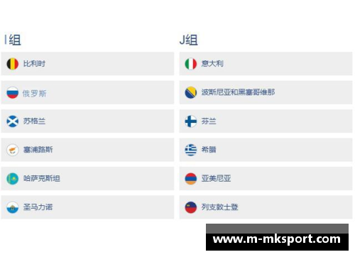 欧洲杯预选赛赛程及相关信息